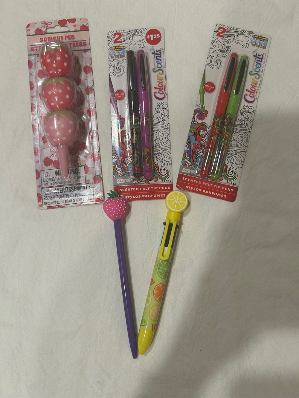 New pens and markers.